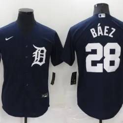 Javier Baez Detroit Tigers Baseball JERSEY black
