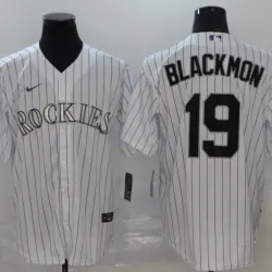 Colorado Rockies Charlie Blackmon Baseball JERSEY white