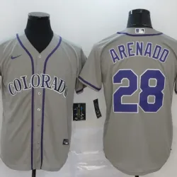 Colorado Rockies Nolan Arenado Baseball JERSEY gray
