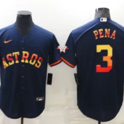 Houston Astros Jeremy Pena Baseball JERSEY navy