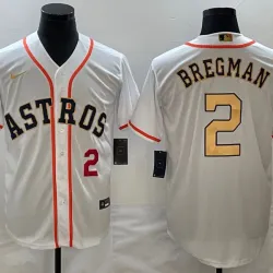 Houston Astros Alex Bregman Baseball JERSEY white
