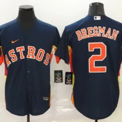 Houston Astros Alex Bregman Baseball JERSEY navy