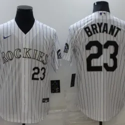Colorado Rockies Kris Bryant Baseball JERSEY white