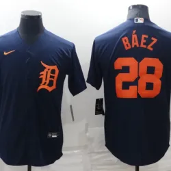 Javier Baez Detroit Tigers Baseball JERSEY navy