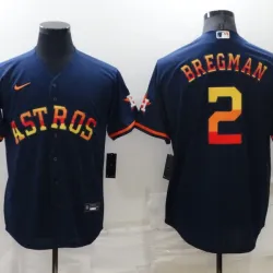 Houston Astros Alex Bregman Baseball JERSEY navy