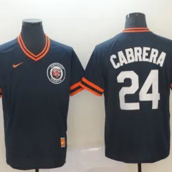 Miguel Cabrera  Detroit Tigers Baseball JERSEY navy
