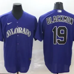 Colorado Rockies Charlie Blackmon Baseball JERSEY purple