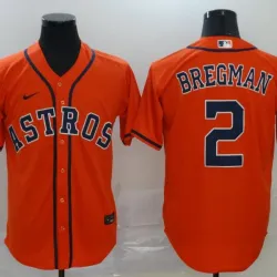Houston Astros Alex Bregman Baseball JERSEY orange