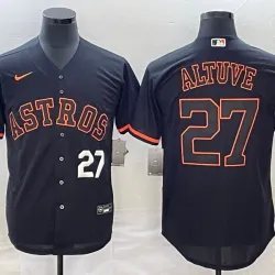 Houston Astros Jose Altuve Baseball JERSEY black