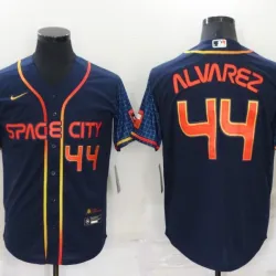 Houston Astros Yordan Alvarez Baseball JERSEY navy