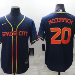 Houston Astros Chas McCormick Baseball JERSEY navy