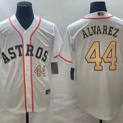Houston Astros Yordan Alvarez Baseball JERSEY white
