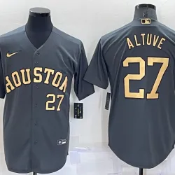 Houston Astros Jose Altuve Baseball JERSEY black