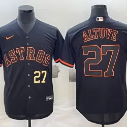 Houston Astros Jose Altuve Baseball JERSEY black