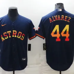 Houston Astros Yordan Alvarez Baseball JERSEY navy