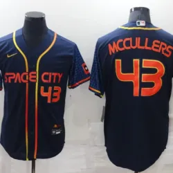 Houston Astros Lance McCullers Jr. Baseball JERSEY navy
