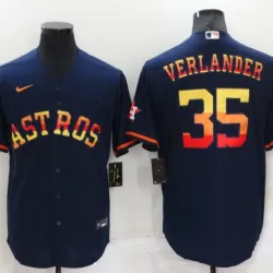 Houston Astros Justin Verlander Baseball JERSEY navy