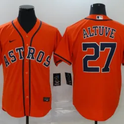 Houston Astros Jose Altuve Baseball JERSEY orange
