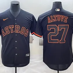 Houston Astros Jose Altuve Baseball JERSEY black