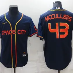 Houston Astros Lance McCullers Jr. Baseball JERSEY navy