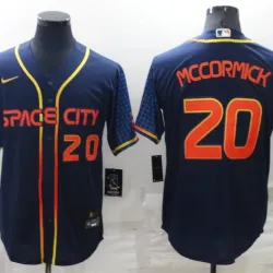 Houston Astros Chas McCormick Baseball JERSEY navy