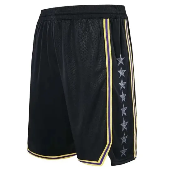 Black Men's Professional Basketball Shorts Joggers Loose Quick-drying Casual Beach Shorts Solid Men Shorts Pantalones cortos de balonc