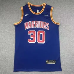 Golden State Warriors Stephen Curry basketball jersey blue