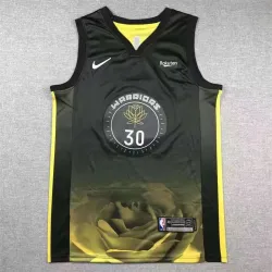 Golden State Warriors Stephen Curry basketball jersey black