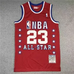 Chicago Bulls Michael Jordan all star basketball jersey red