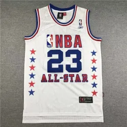 Chicago Bulls Michael Jordan all star basketball jersey white