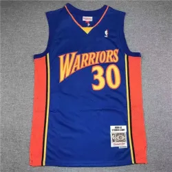 Golden State Warriors Stephen Curry basketball jersey blue