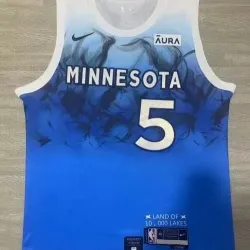 Minnesota Timberwolves Anthony Edwards basketball jersey blue