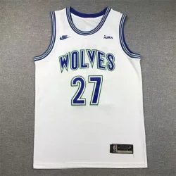 Minnesota Timberwolves#27 Rudy Gobert basketball jersey white