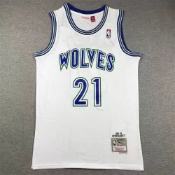 Minnesota Timberwolves Kevin Garnett basketball jersey white