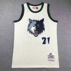 Minnesota Timberwolves Kevin Garnett basketball jersey white