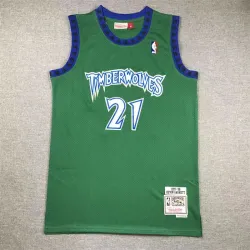 Minnesota Timberwolves Kevin Garnett basketball jersey green