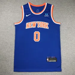 New York Knicks Donte Divincenzo basketball jersey blue