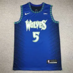 Minnesota Timberwolves Anthony Edwards basketball jersey blue
