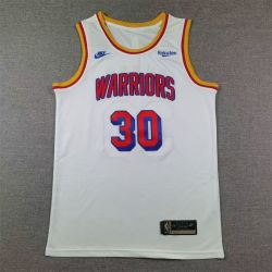 Golden State Warriors Stephen Curry basketball jersey white