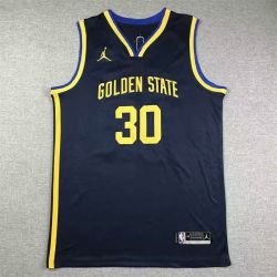 Golden State Warriors Stephen Curry basketball jersey Navy blue