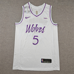 Minnesota Timberwolves Anthony Edwards basketball jersey Gray