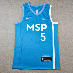 Minnesota Timberwolves Anthony Edwards basketball jersey Blue
