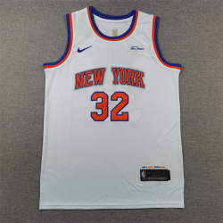 New York Knicks Karl-Anthony Towns basketball jersey white