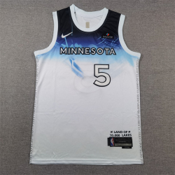 Minnesota Timberwolves Anthony Edwards basketball jersey white