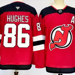 New Jersey Devils Jack Hughes Hockey  JERSEY