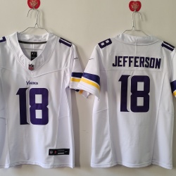 Youth Size MINNESOTA VIKINGS JUSTIN JEFFERSON FOOTBALL JERSEY