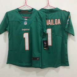 Youth Size MIAMI DOLPHINS TUA TAGOVAILOA FOOTBALL JERSEY