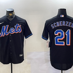 New York Mets Max Scherzer Baseball JERSEY