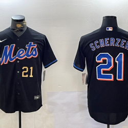New York Mets Max Scherzer Baseball JERSEY