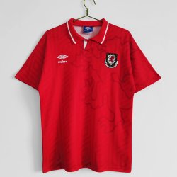 Wales national team 1992/94 home Jersey